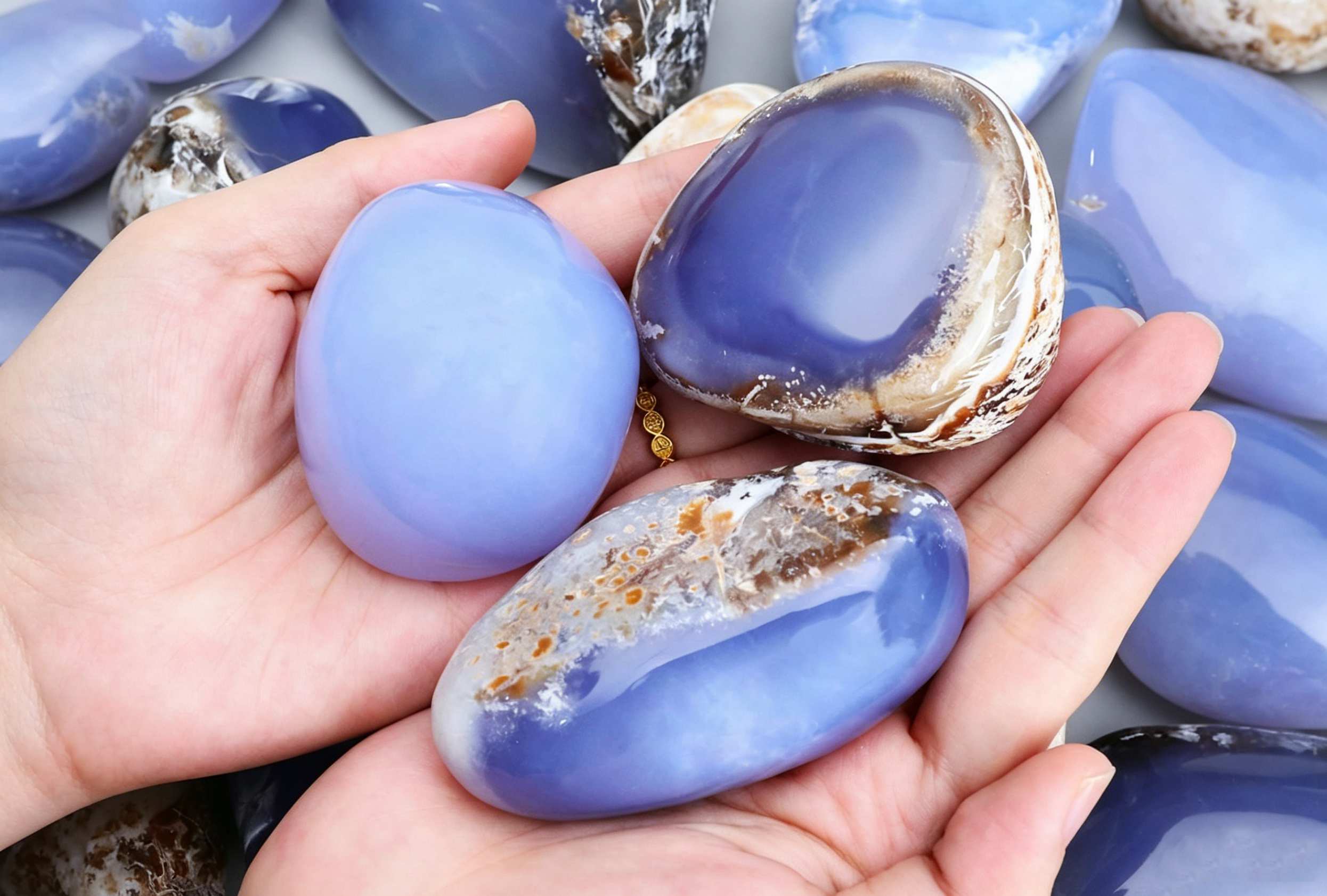 Feng-Shui-Schnitzereien aus blauem Chalcedon – Eine stabile B2B-Kategorie